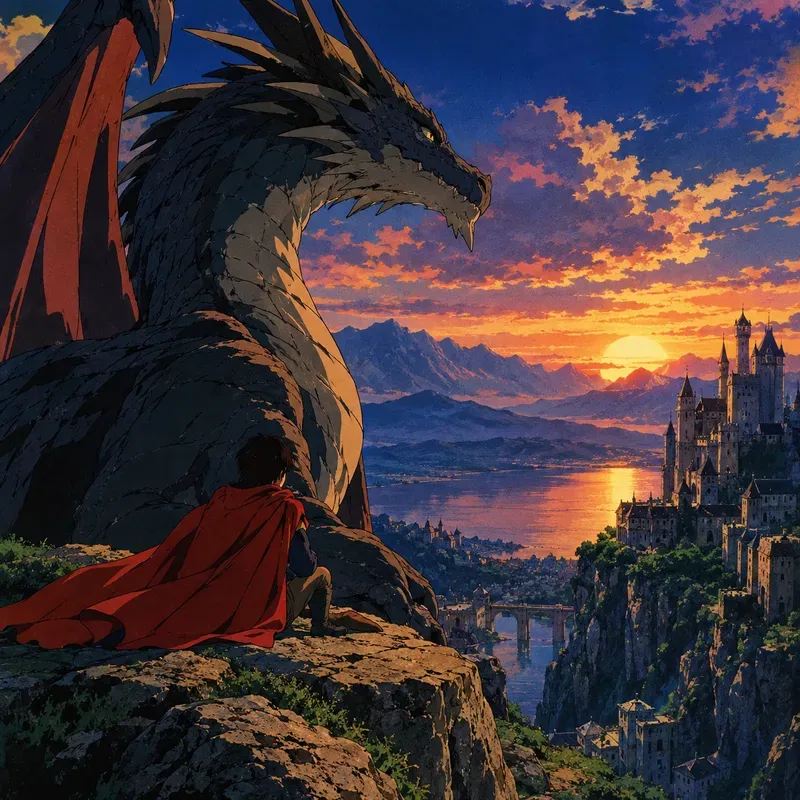 Anime Cinematic Character Dnd Scenes