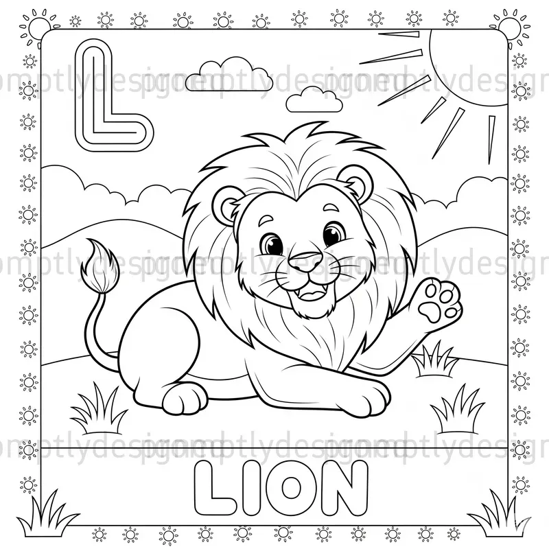 Abc Animals Coloring Pages