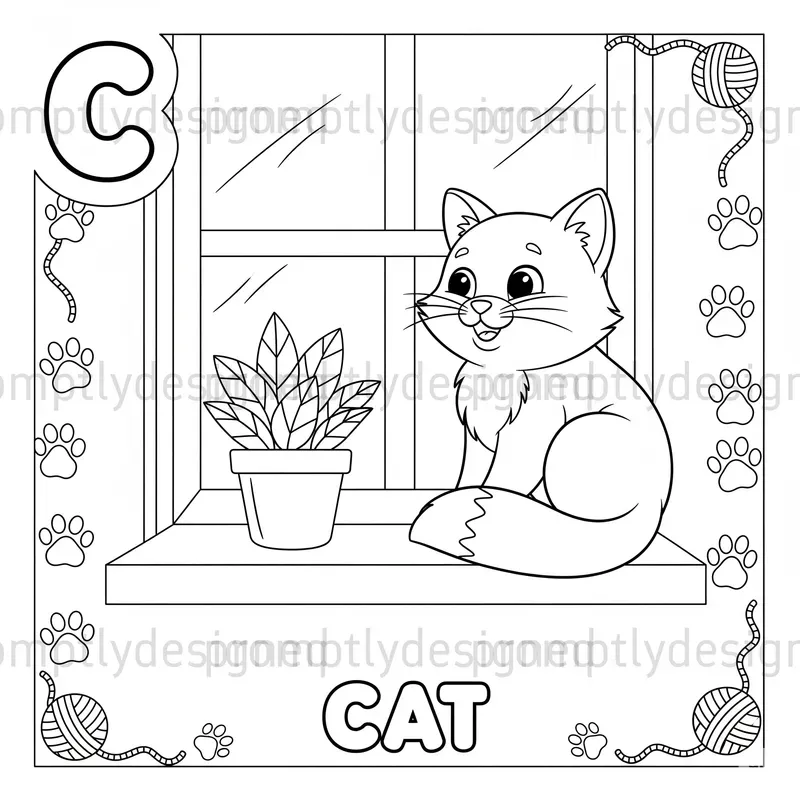 Abc Animals Coloring Pages