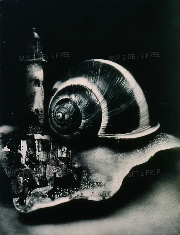 Monochromatic Surreal Art