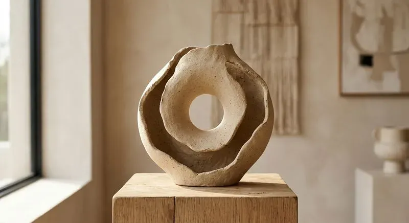 Modern Organic 3D Ceramic Art Vases