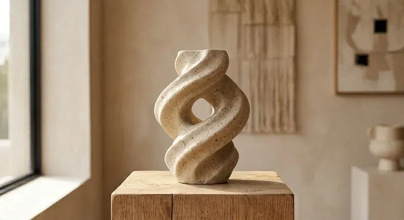 Modern Organic 3D Ceramic Art Vases