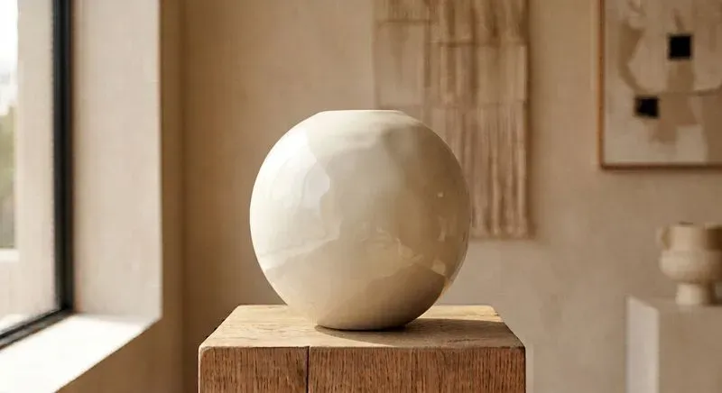 Modern Organic 3D Ceramic Art Vases