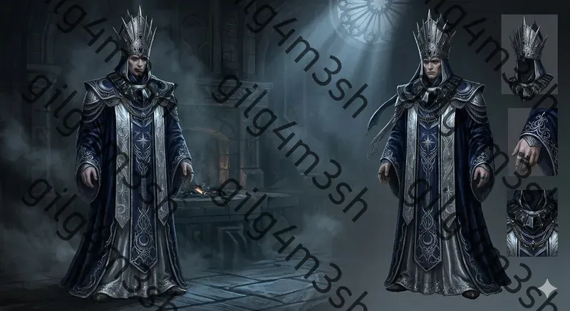 Dark Fantasy Cursed Armor Concept Art
