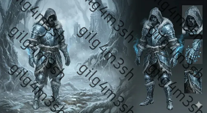 Dark Fantasy Cursed Armor Concept Art