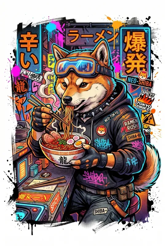 Streetwear Cartoon Tshirt Design Art