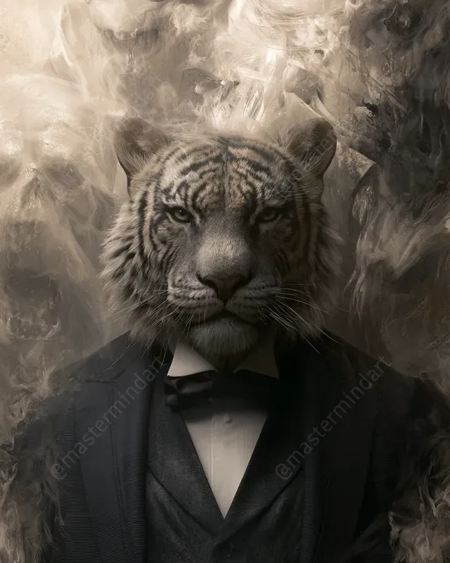 Gothic 3D Animal Portraits