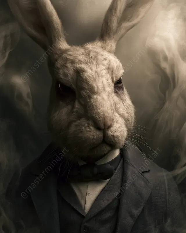 Gothic 3D Animal Portraits