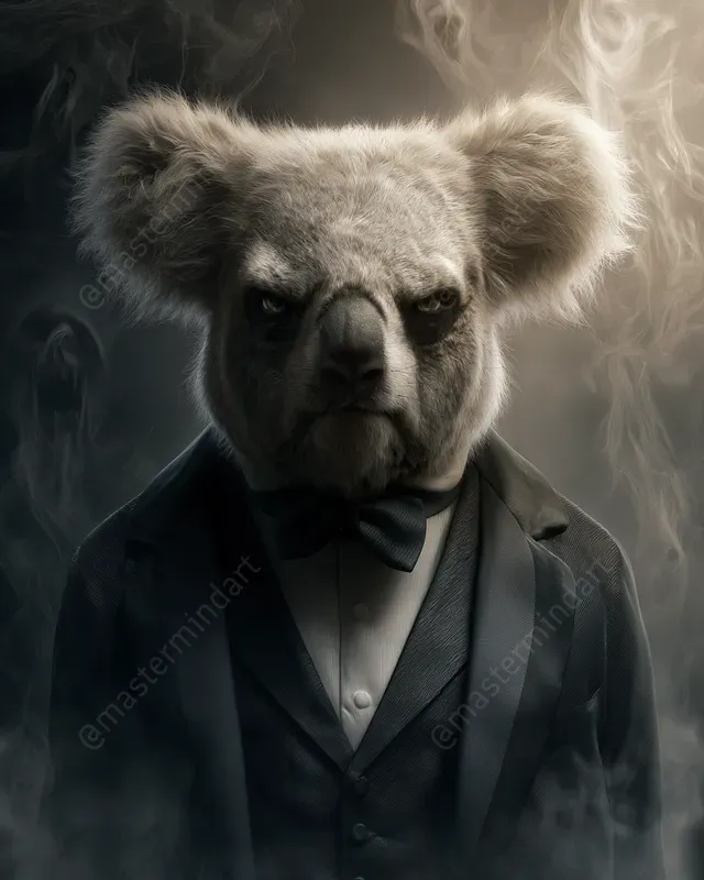 Gothic 3D Animal Portraits