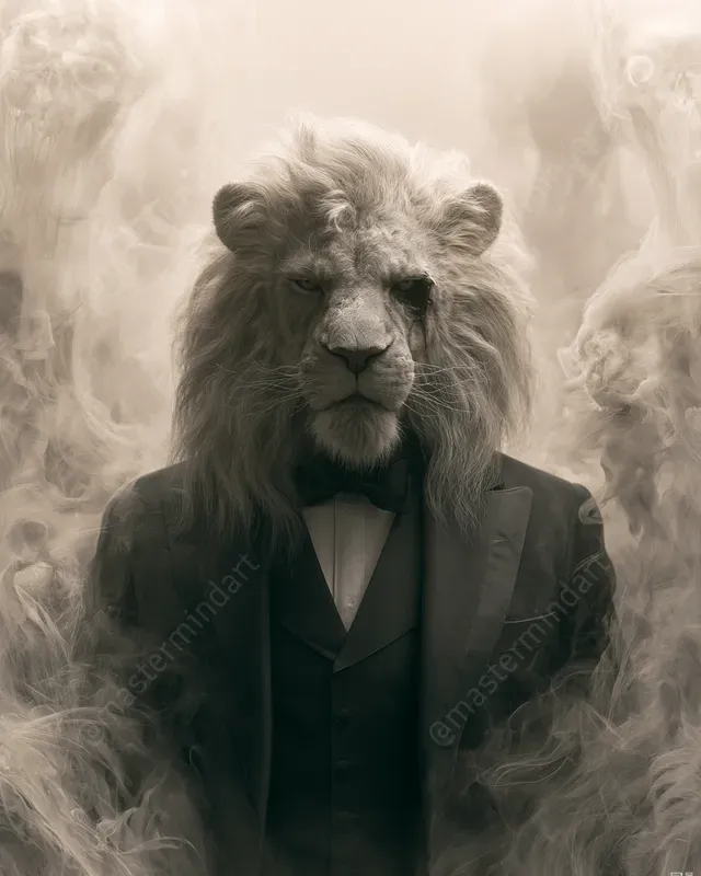 Gothic 3D Animal Portraits