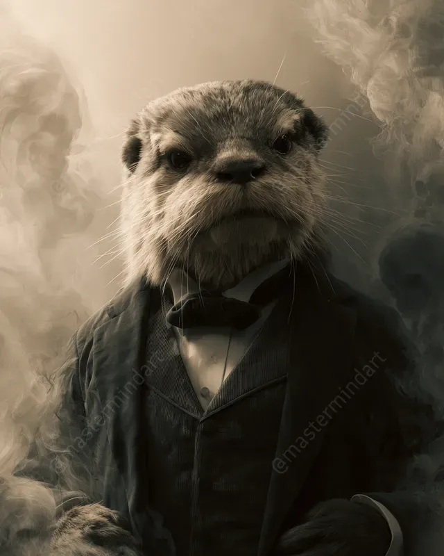Gothic 3D Animal Portraits