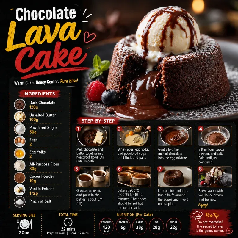 Dark Recipe Infographics Makers