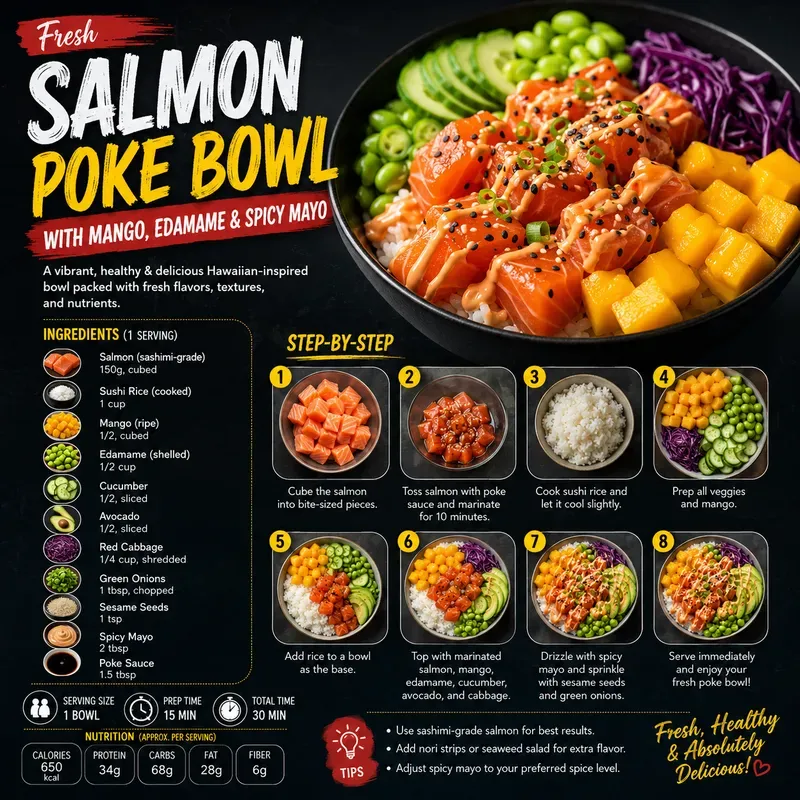 Dark Recipe Infographics Makers