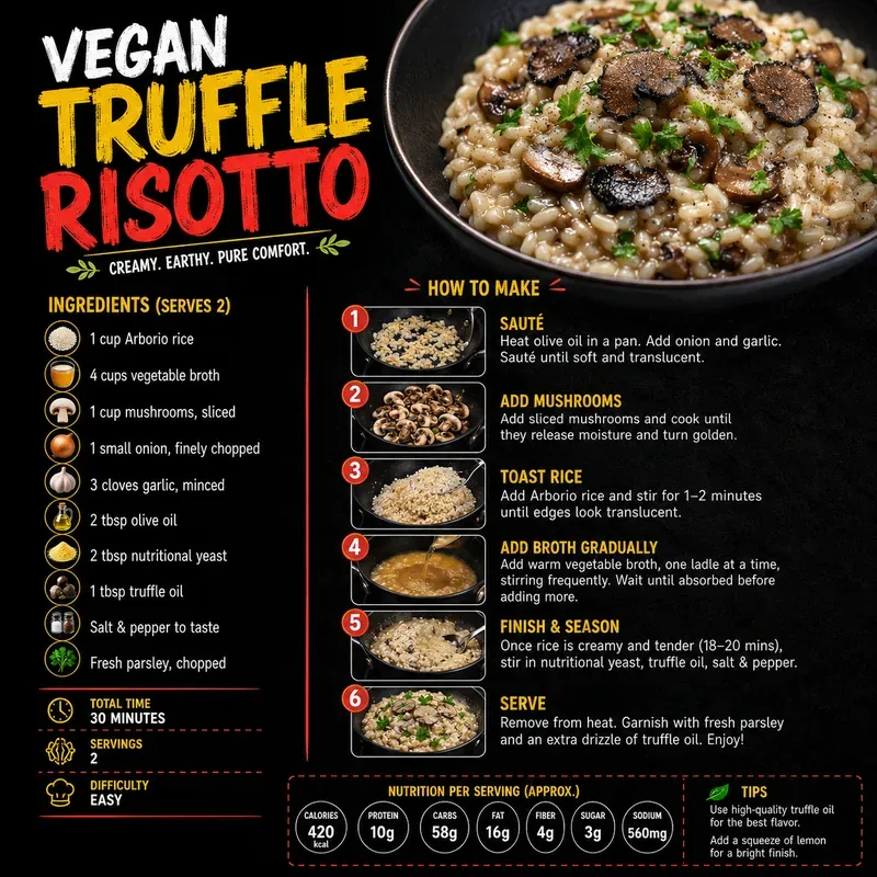 Dark Recipe Infographics Makers