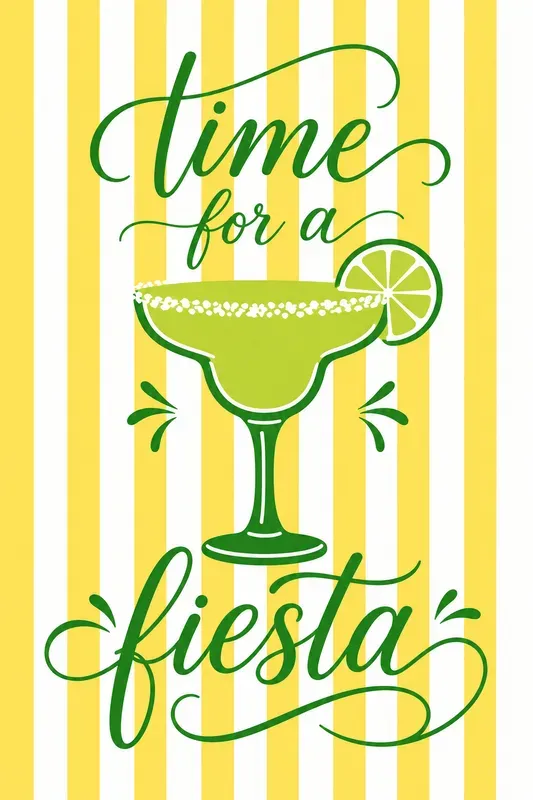 Preppy Striped Invitation Posters