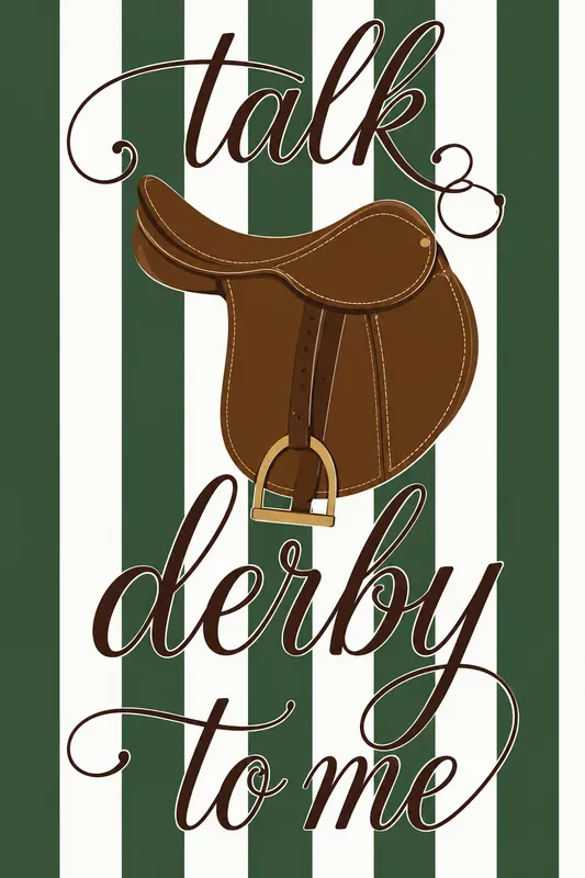 Preppy Striped Invitation Posters
