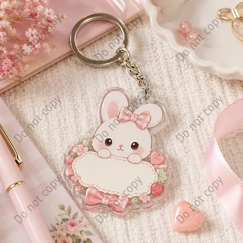 Enamel Keychain Mockup Sets