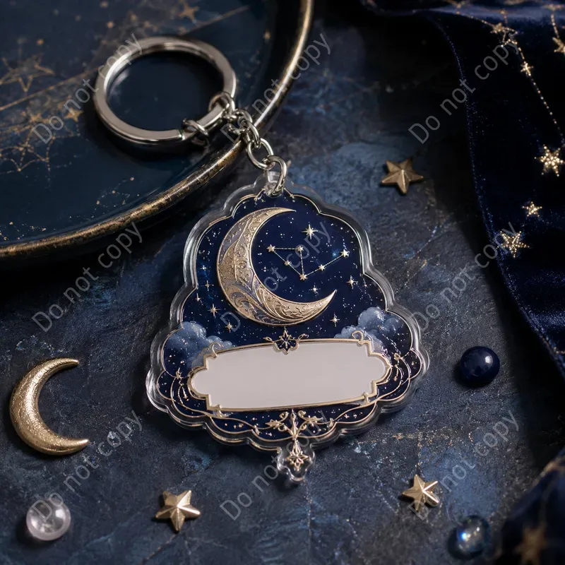 Enamel Keychain Mockup Sets
