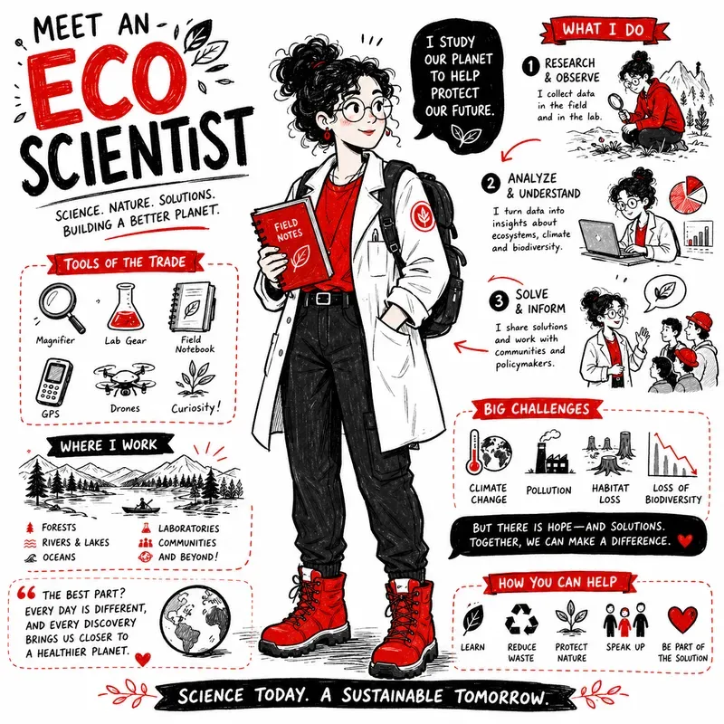 Bold Red Editorial Infographics