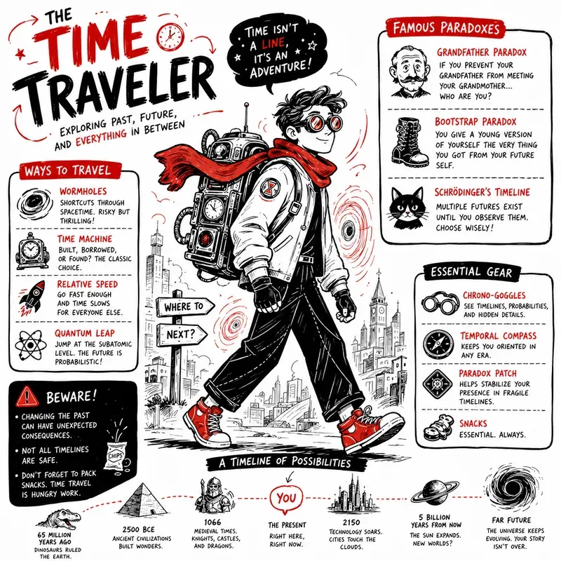 Bold Red Editorial Infographics