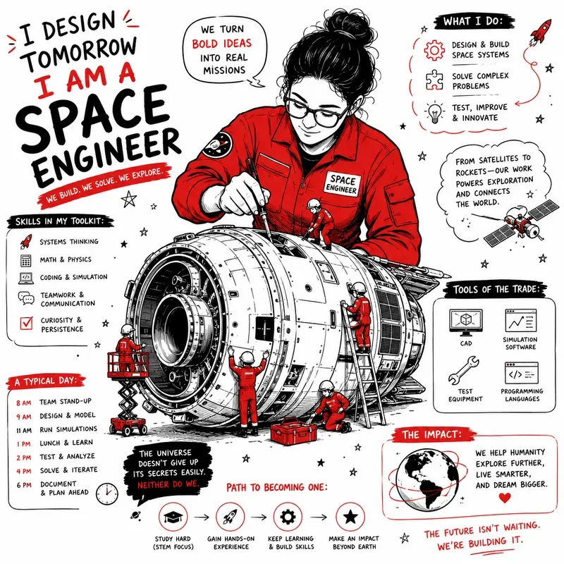Bold Red Editorial Infographics
