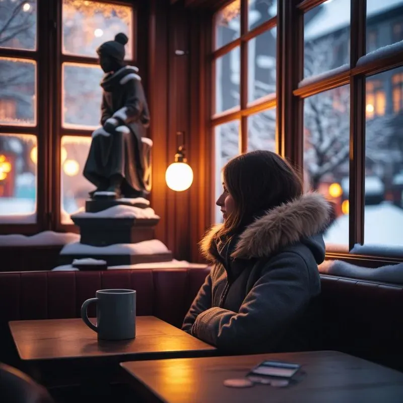 Winter In The Cafes