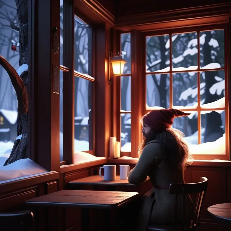 Winter In The Cafes