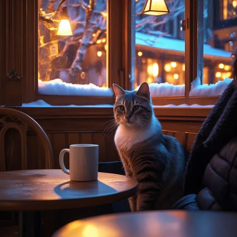 Winter In The Cafes