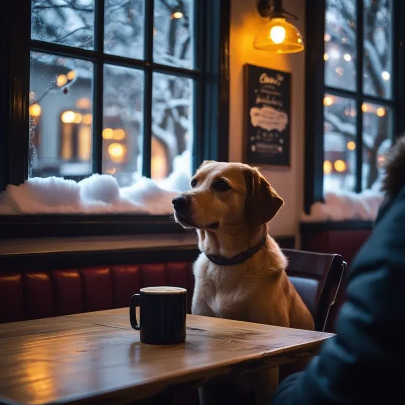 Winter In The Cafes