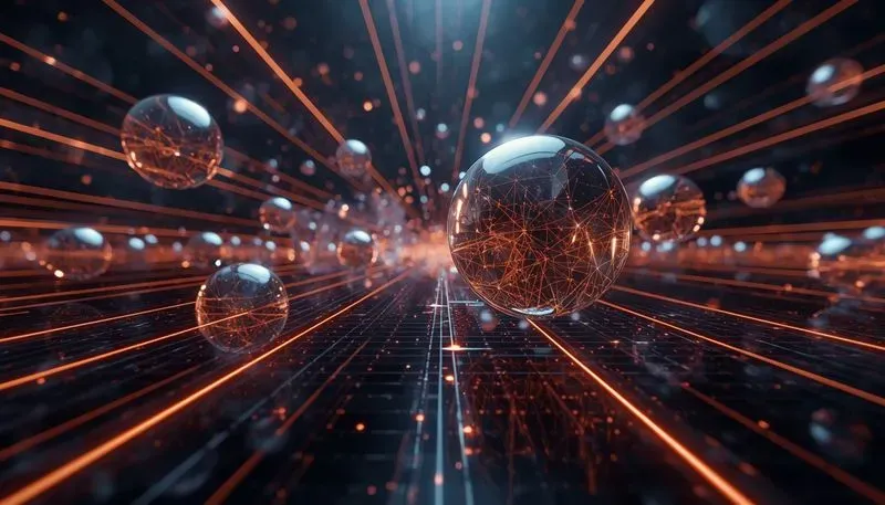 Futuristic Cyber Geometric Web Banners