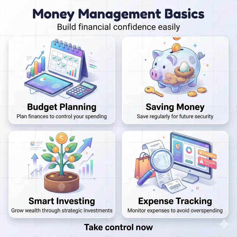 Modern 4 Step Infographics