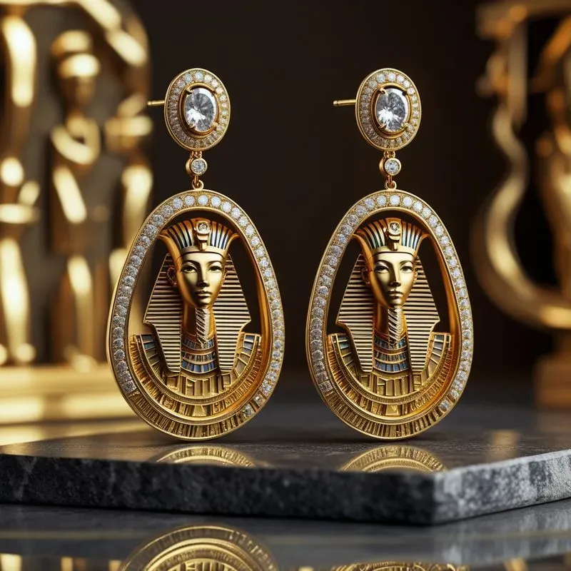 Women History Ancient Egypt Gold Designs