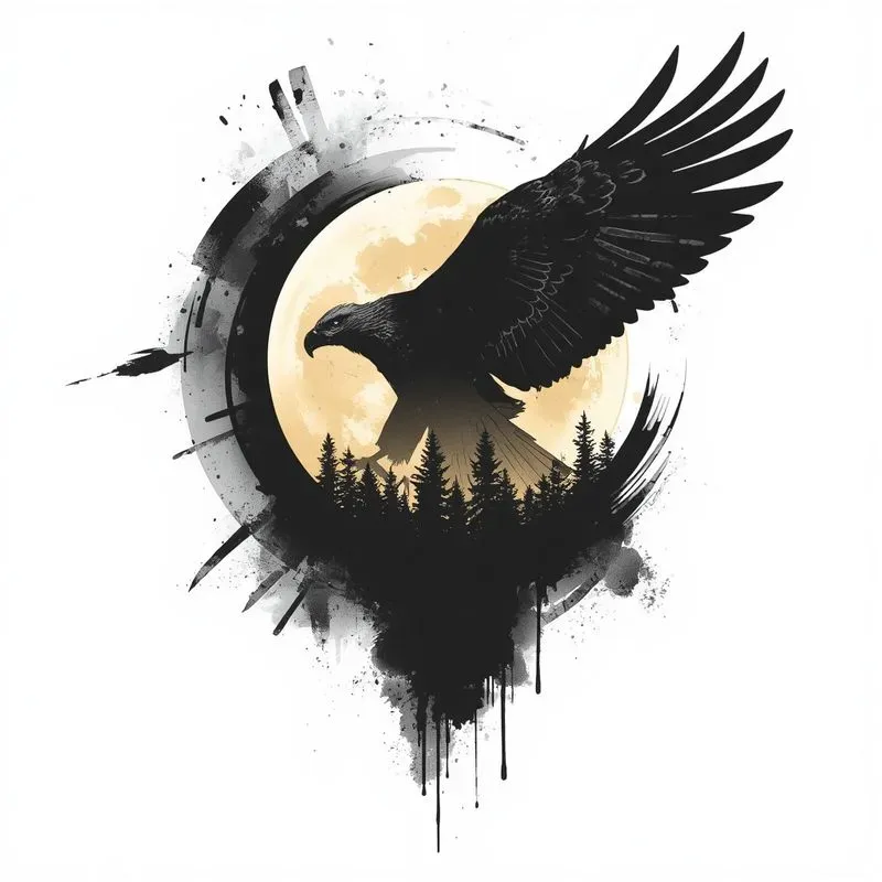 Double Exposure Tshirt Art
