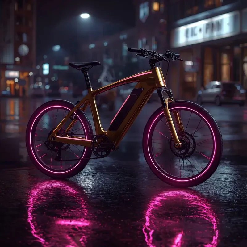 3D Cyberpunk Luxury Ebikes