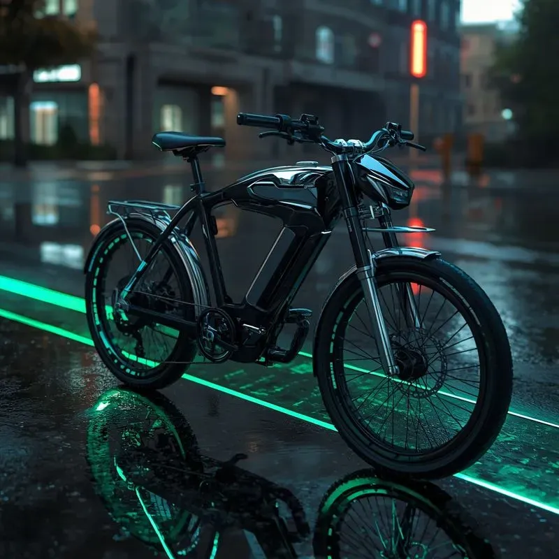 3D Cyberpunk Luxury Ebikes