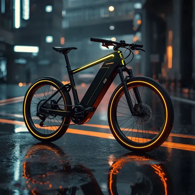 3D Cyberpunk Luxury Ebikes