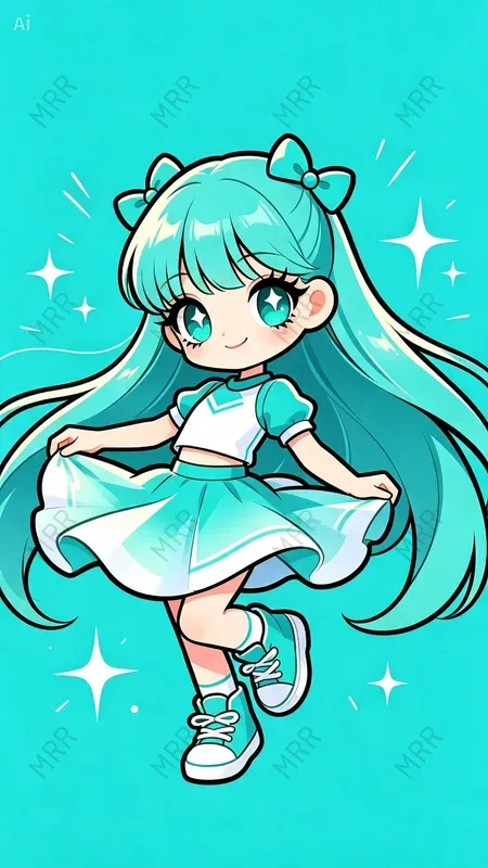 Cute Powerpuff Style Girls
