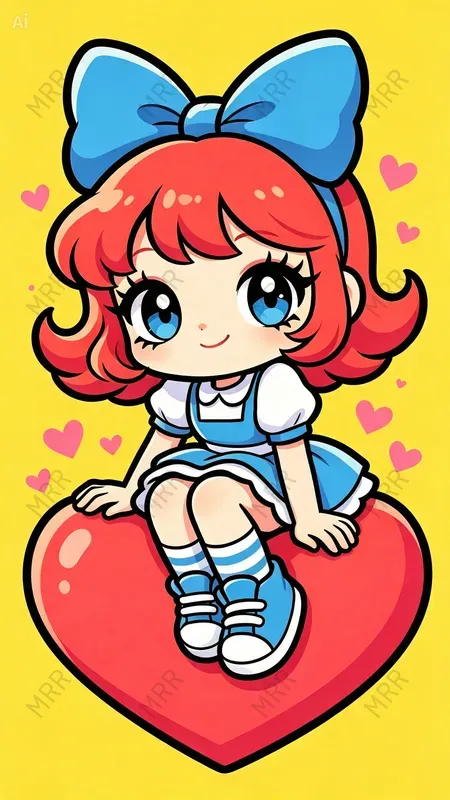 Cute Powerpuff Style Girls