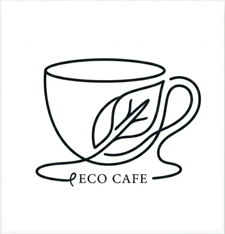 Continuous Line Dual Meaning Logos
