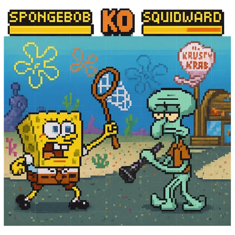 Retro 16bit Pixel Art Illustrations