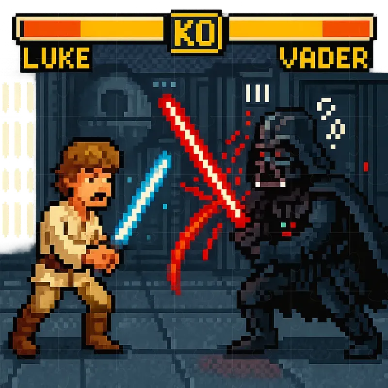 Retro 16bit Pixel Art Illustrations