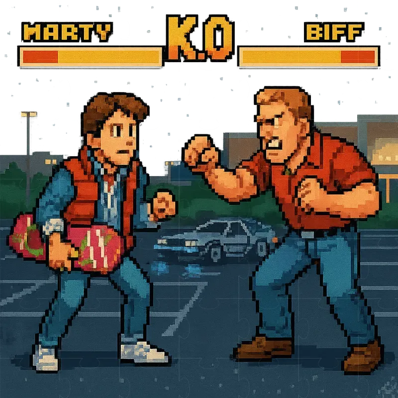 Retro 16bit Pixel Art Illustrations