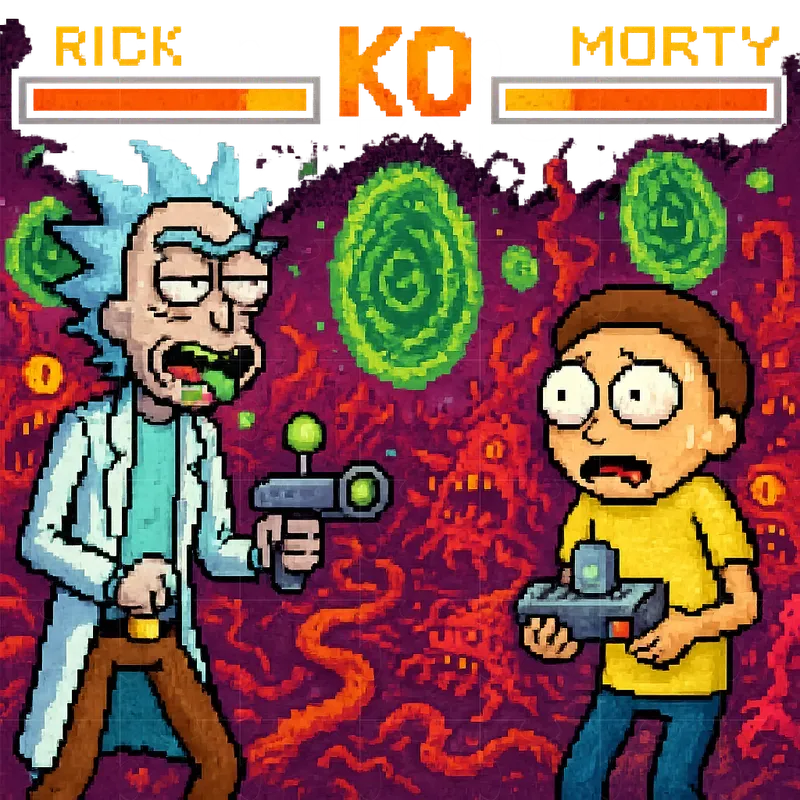 Retro 16bit Pixel Art Illustrations