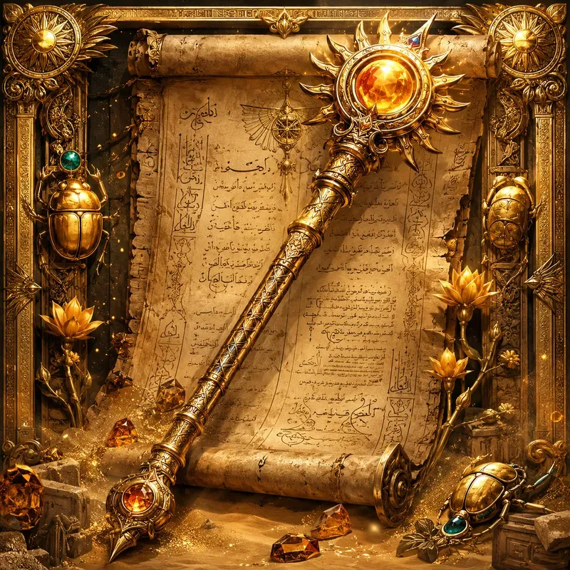 Epic Fantasy Relic Scroll Posters