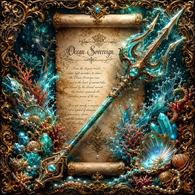 Epic Fantasy Relic Scroll Posters
