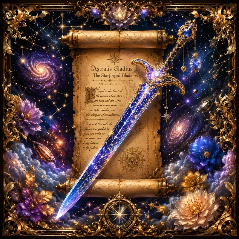 Epic Fantasy Relic Scroll Posters