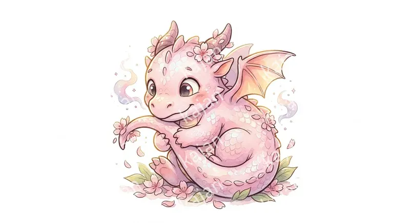 Whimsical Baby Dragon Character Art Packs