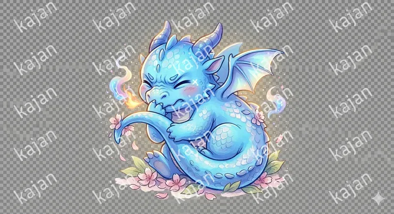 Whimsical Baby Dragon Character Art Packs
