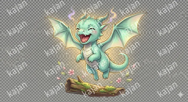 Whimsical Baby Dragon Character Art Packs