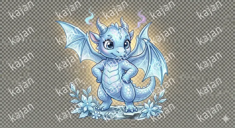 Whimsical Baby Dragon Character Art Packs
